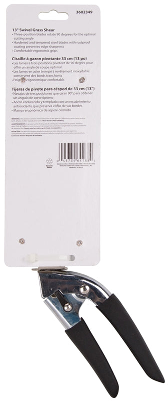 Landscapers Select GS2004 Grass Shear, Steel Blade, 6-3/4 in