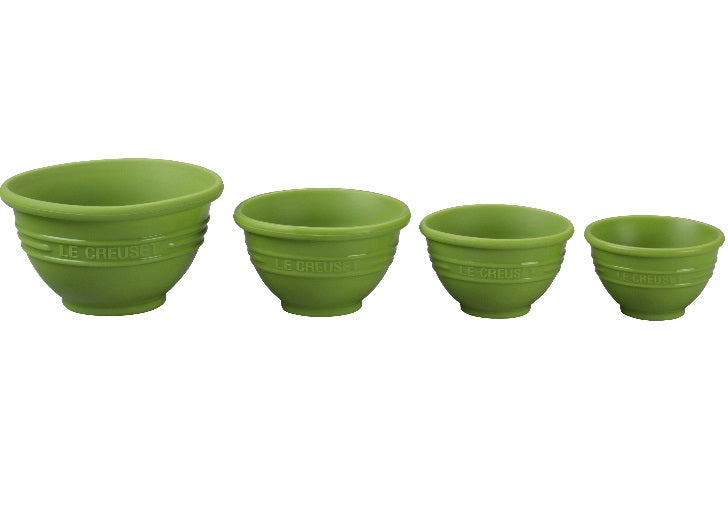 Le Creuset Silicone Prep Bowls, Palm, Set Of 4