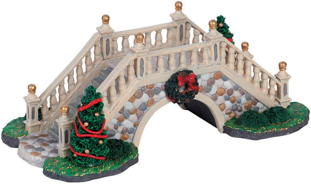 Lemax 63567 Park Footbridge Porcelain Village Accessory, 4"