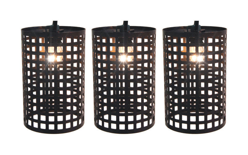 Living Accents 61AGV112 Clear Large Metal Lantern Light Set, 7.5 ft. Long