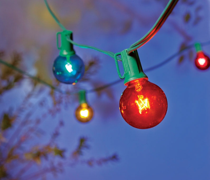 Living Accents 642GV211 Multicolored Globe Light Set, 19'