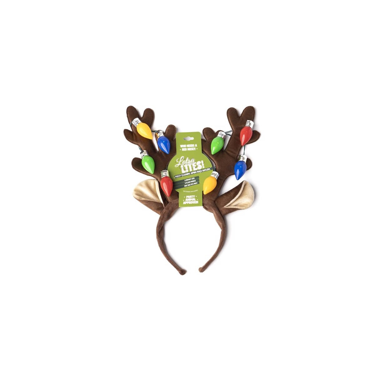 Lotsa Lites XTJHB24 LED Antlers Headband