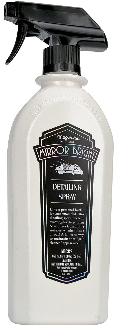 Meguiar's MB0322 Mirror Bright Detailing Spray, 22 Oz