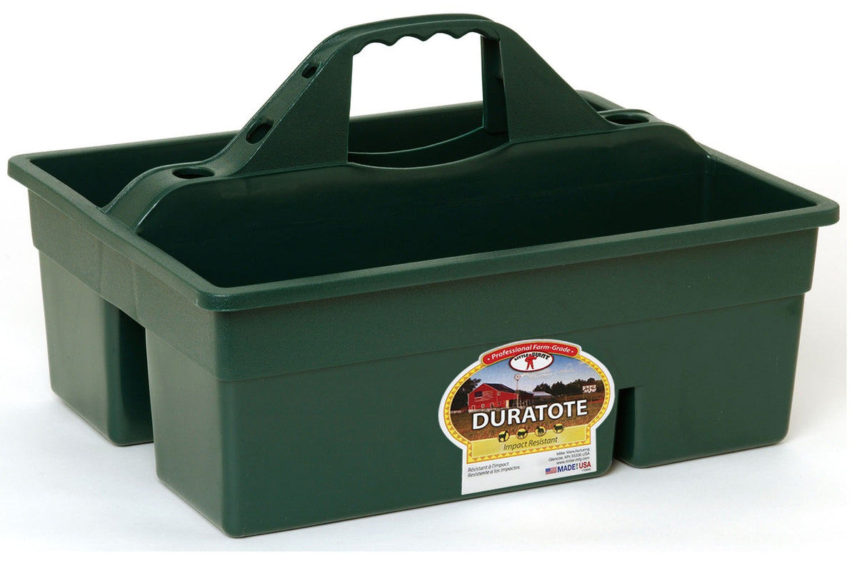 Miller DT-6 GREEN Plastic Dura Tote Green 17"