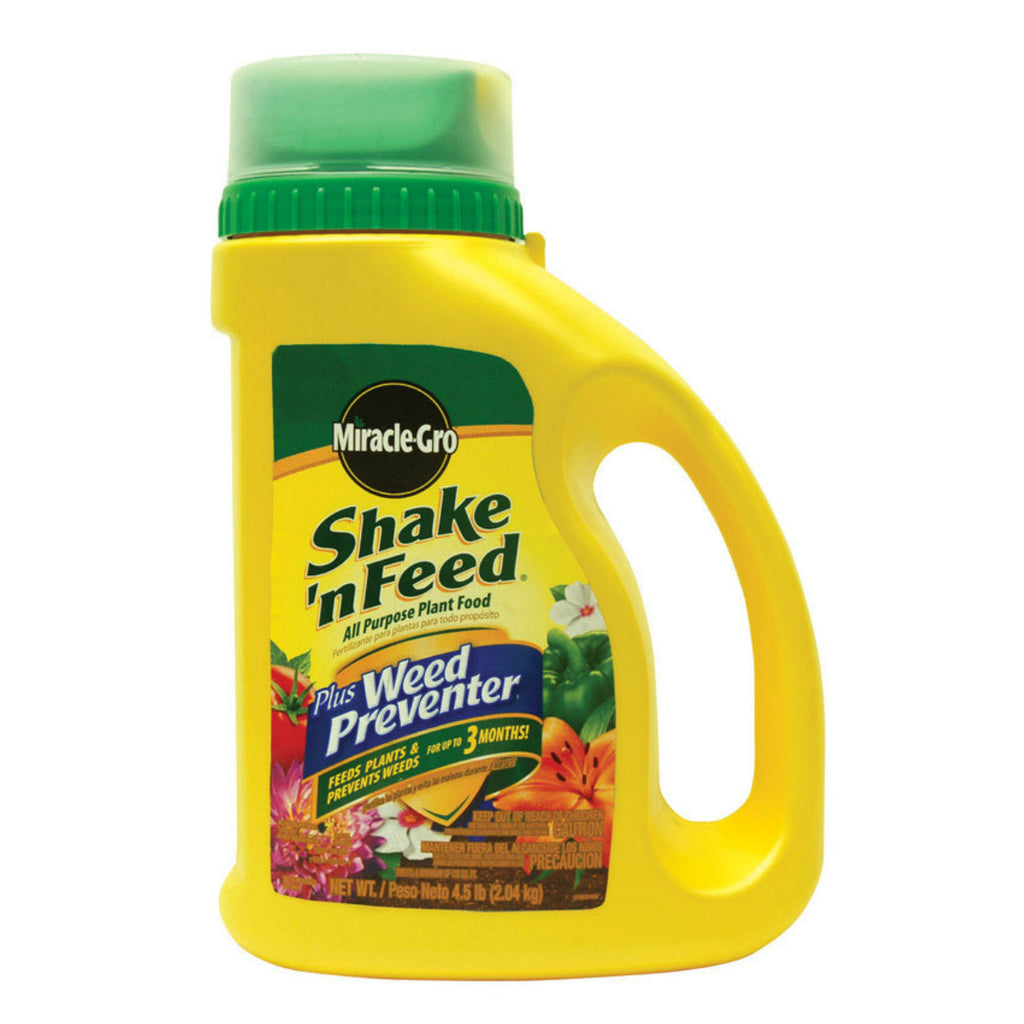 MiracleGro Shake 'N Feed Plus AllPurpose Weed Preventer, low price, best lawn & plant care