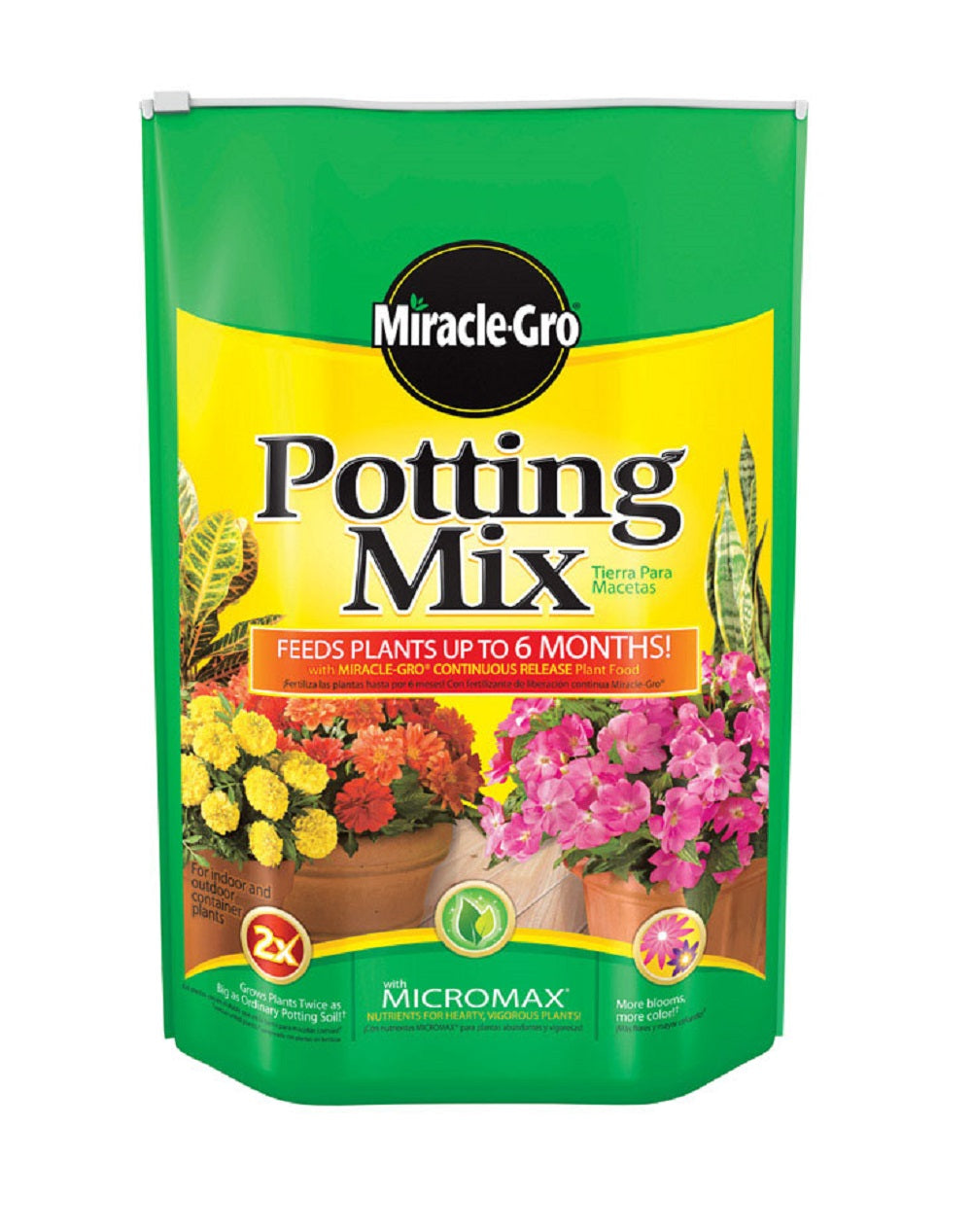 Miracle Gro 75686300 Potting Mix, 16 Quarts