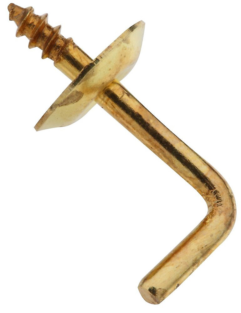 National Hardware N119-925 V2025 Shoulder Hook, 1/2", Solid Brass