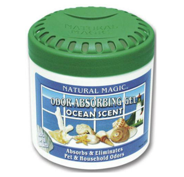 Natural Magic 4049 Odor Absorbing Gel, Ocean Breeze, 14 oz