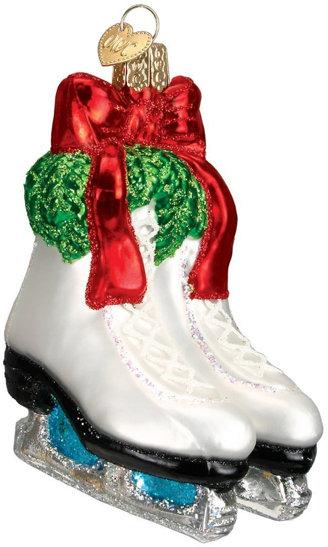 Old World Christmas 44052 Holiday Ice Skates Ornament, 3-1/2"