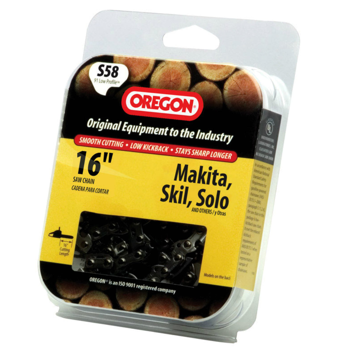 Oregon S58 Replacement Saw Chain, 16"