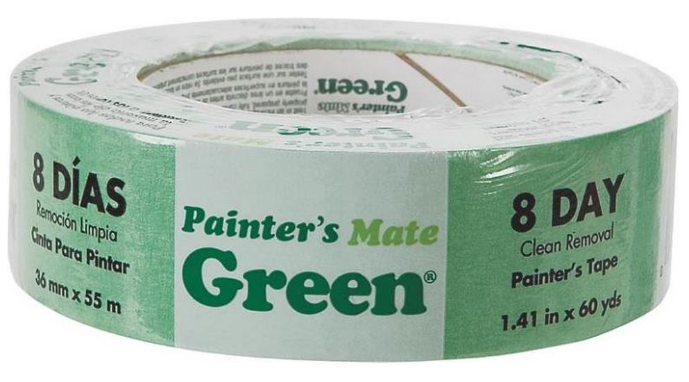 Painter's Mate Green 667017 Painting Tape 1.41" x 60 Yd