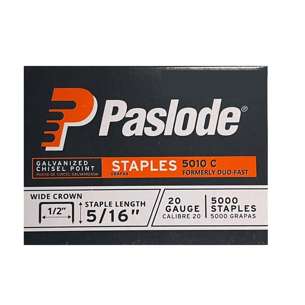 Paslode 650925 Wide Crown Staples, Silver, Steel — LIfe and Home
