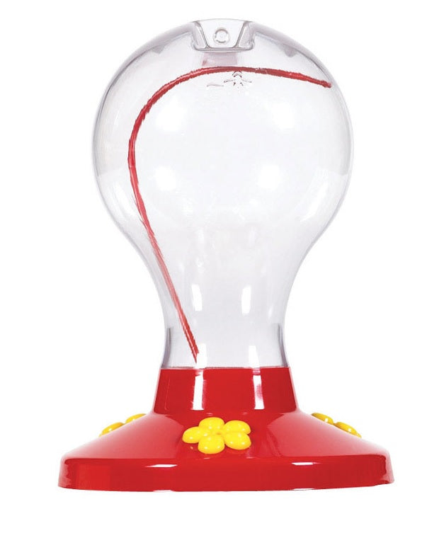 Perky Pet 216-6 Garden Song Clear Plastic Hummingbird Feeder, 16 Oz