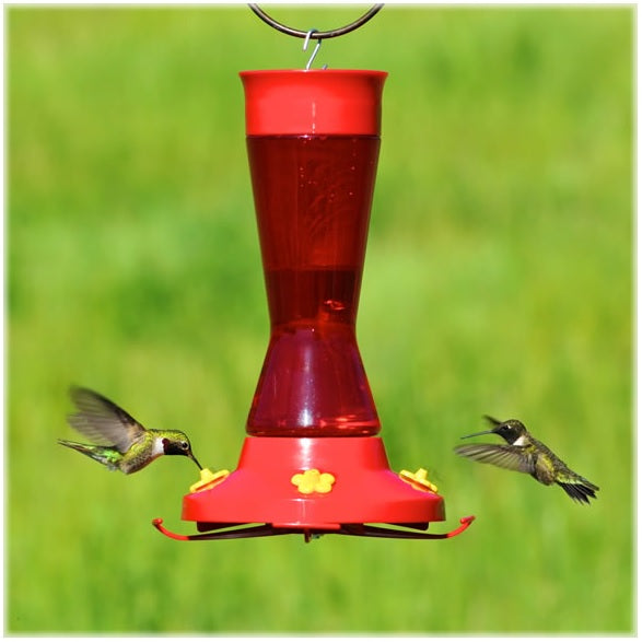 Perky Pet 410P Pinch Waist Plastic Hummingbird Feeder With Free Nectar