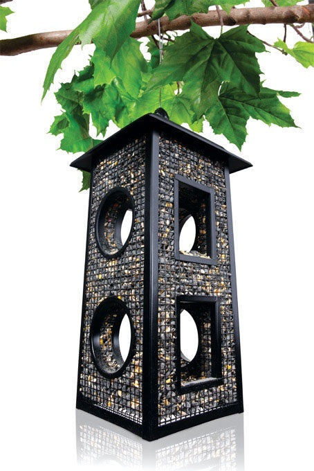 Perky Pet B00303-2 Fly Through Wild Bird Feeder, 2 Lbs, Black