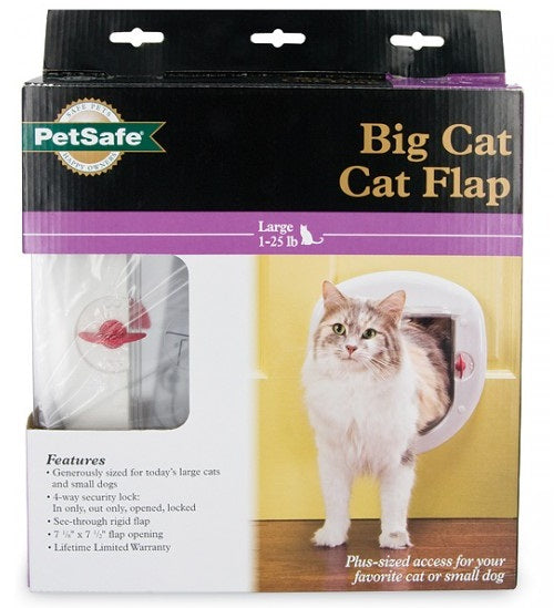 PetSafe HPA11-10888 4-Way Locking Big Cat Door, 7-1/8" x 7-15/16"