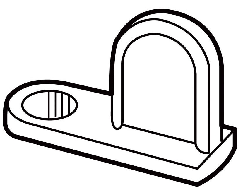 Prime-Line PL 14407 Flush Diecast Screen Clip, Bronze