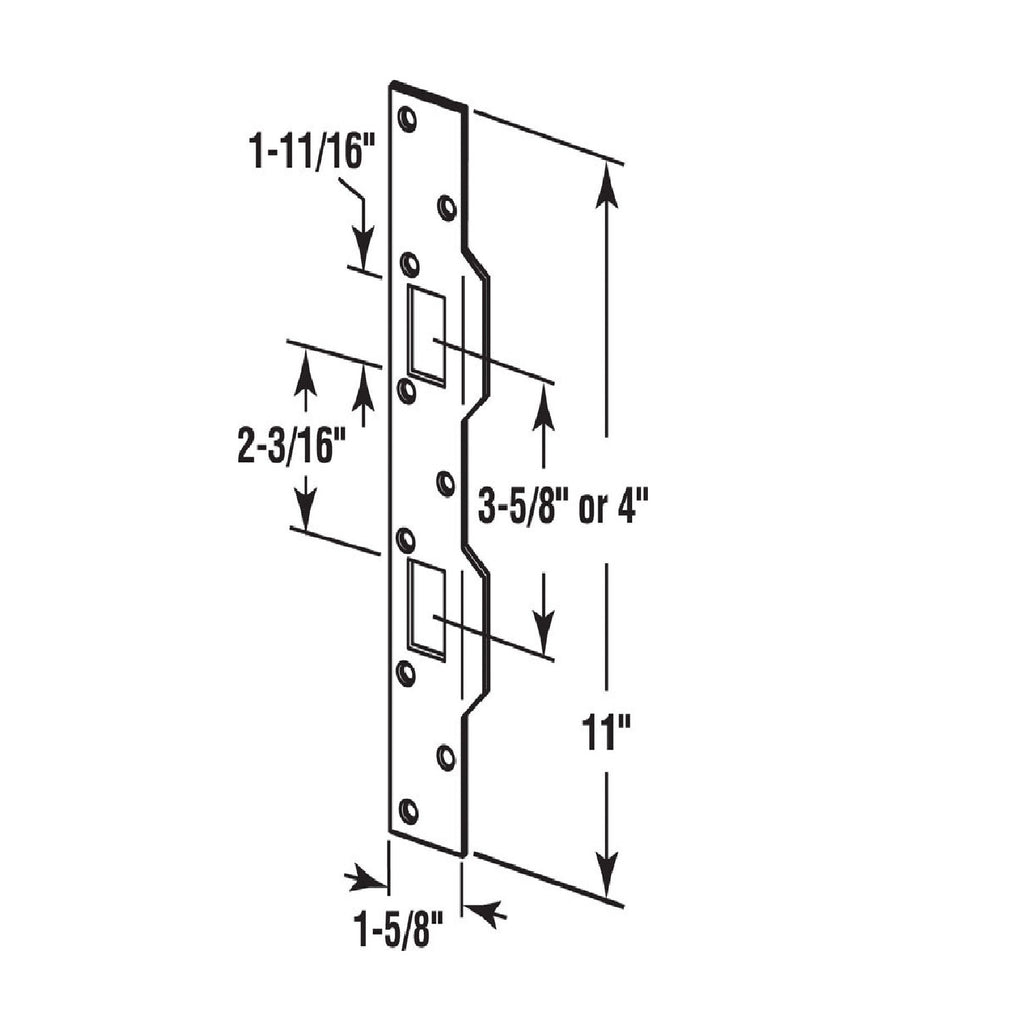 Maximum Security Combination Strike Plate, low price, builders hardware