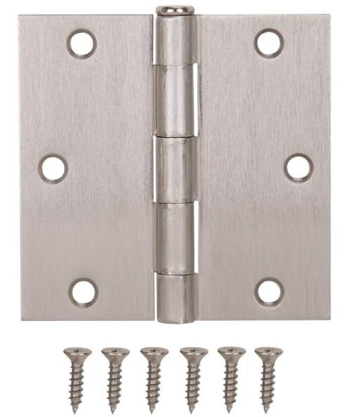 ProSource 20338SNX Door Hinge, Satin Nickel