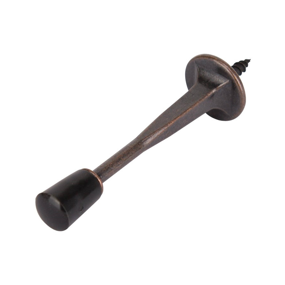 Prosource H20-Z029-PS Baseboard Doorstop, Zinc Die-Cast, Venetian Bronze, 3-1/8"