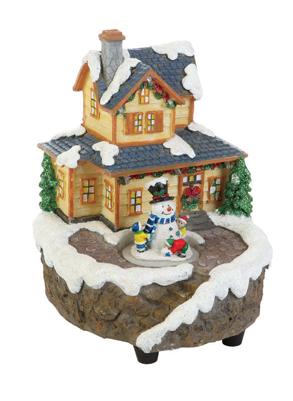Puleo 01-1132LR-Z1 Resin Village Scene, LED Lights