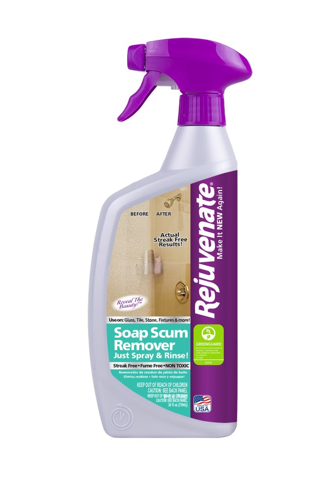 Rejuvenate Scrub Free Soap Scum Remover, 24 Oz, glass cleaners — LIfe
