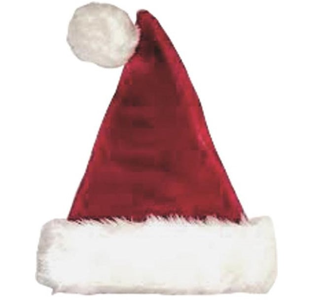 Santas Forest 28907 Santa Hat, Extra Plush, 17"