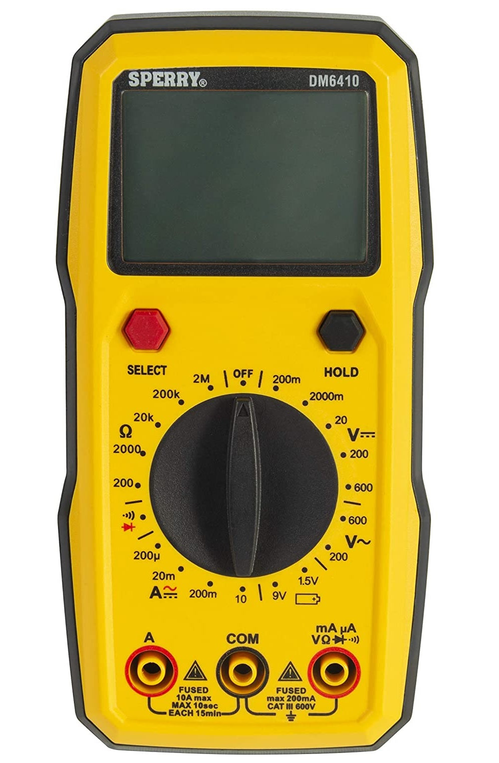 Sperry DM6410 Digital Multimeter, 9 Volt