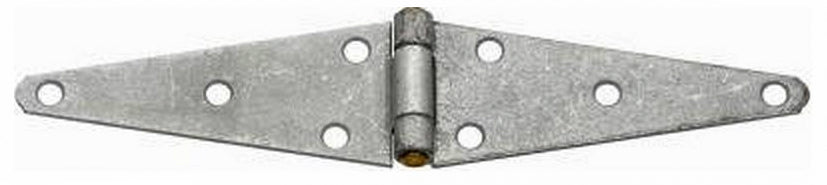 Stanley 128322 Heavy Strap Hinges, Galvanized, 6"