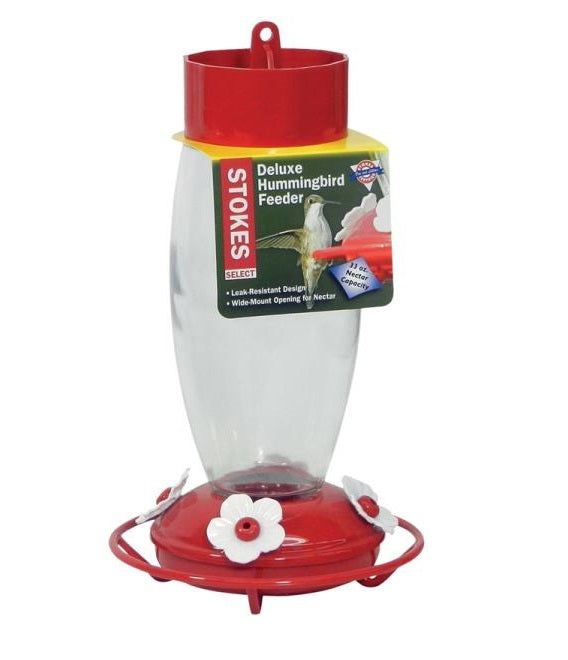 Stokes Select 38105 Deluxe Hummingbird Feeder 33 Oz