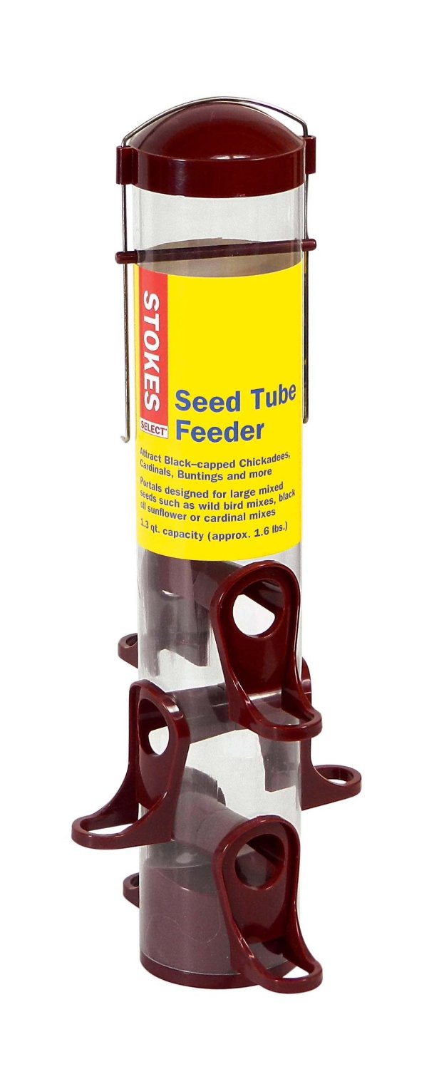 Stokes Select 38223 Seed Tube Bird Feeder, 15"