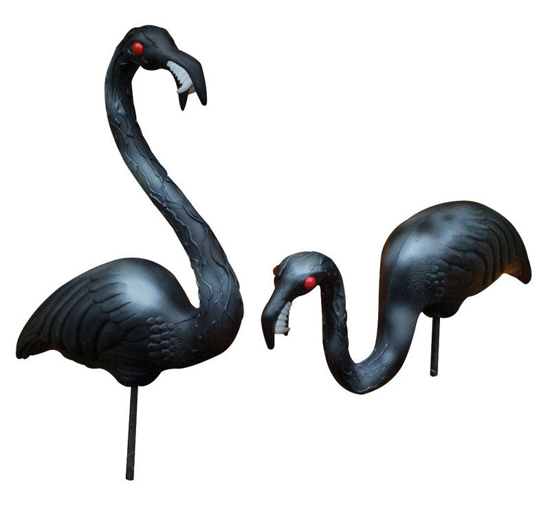 Union Products 62363 Black Zombie Flamingos, 30", Black