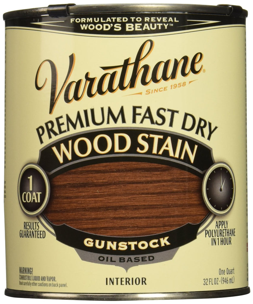 Premium Fast Dry Wood Stain, Gunstock, shop wall painting tools