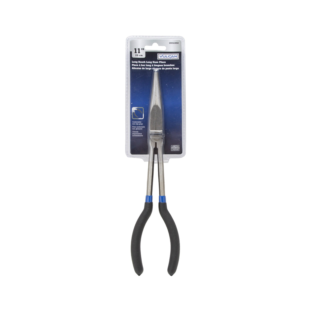 Vulcan JL-PR51100 Long Nose Plier, Vinyl, 11" L