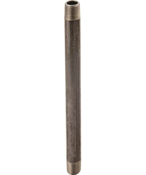 Worldwide Sourcing BN 3/4X72-S Long Pipe Nipple, Steel, Black Oxide, 72"