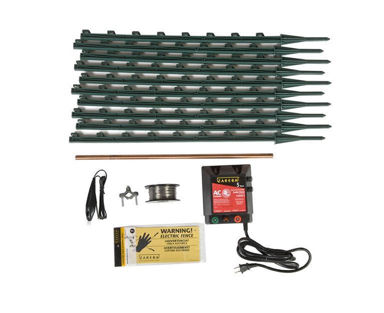 Buy zareba ac garden protector electric fence kit - Online store for fencing, fence accessories in USA, on sale, low price, discount deals, coupon code