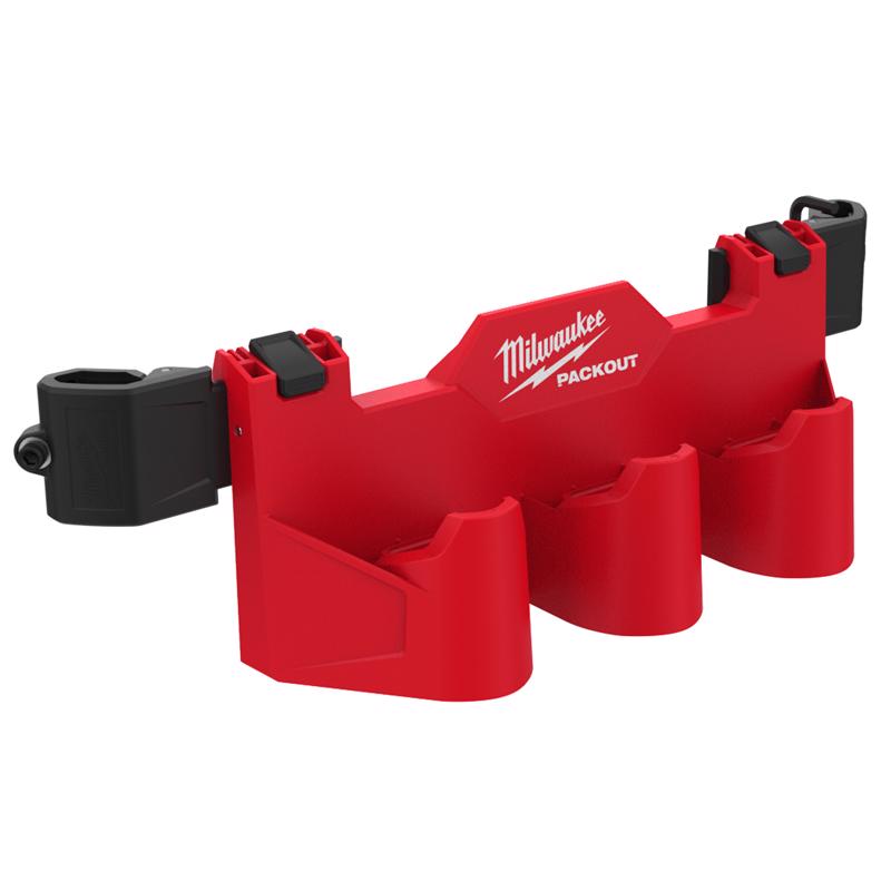 Milwaukee PACKOUT Battery Rack Black/Red