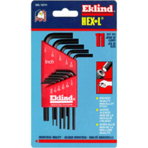 Eklind 10113 Hex-L Short Fraction L-Key Holder Set, 13 Pieces