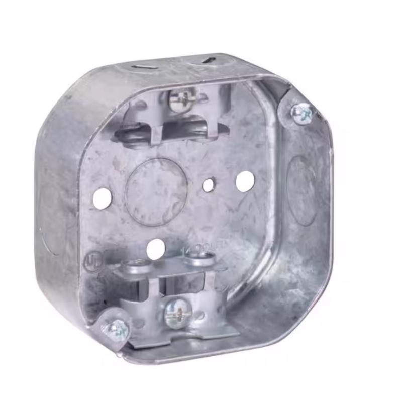Southwire 54151-BX-UPC New and Old Work Octagon Box Mount, Steel
