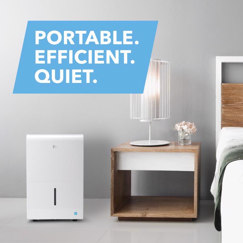 Perfect Aire 4PFDP50 50-Pint Flat Panel Dehumidifier with Built-In Pump, White - View 10