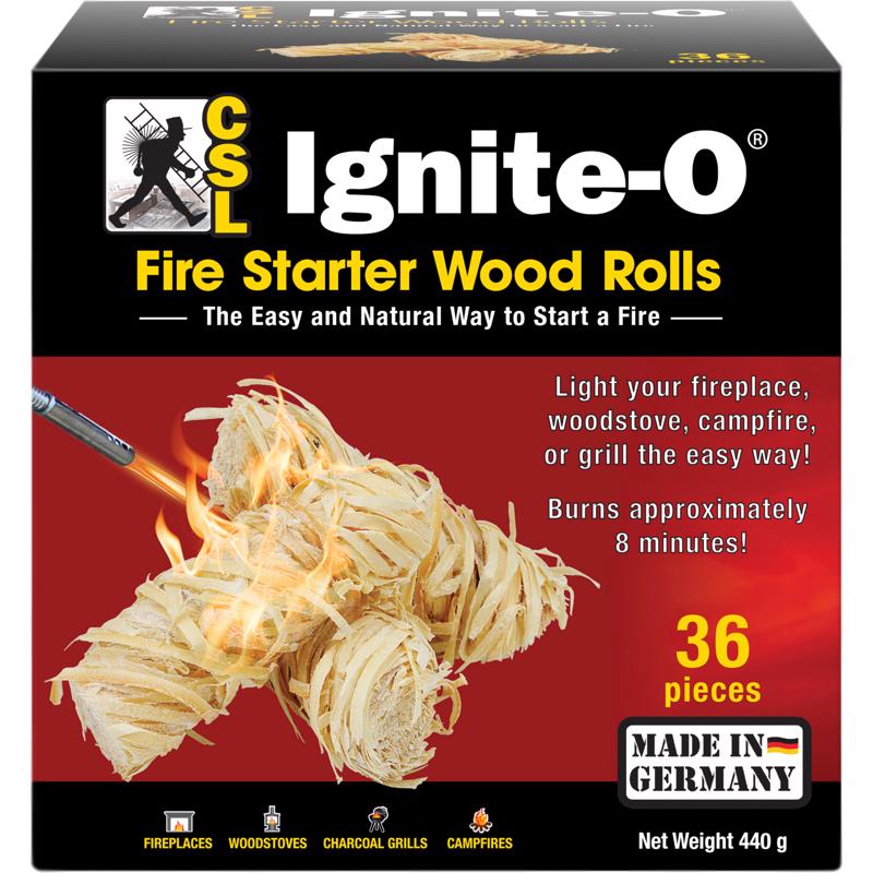 Ignite-O CSL Wood Fire Starter 8 min 36 pc
