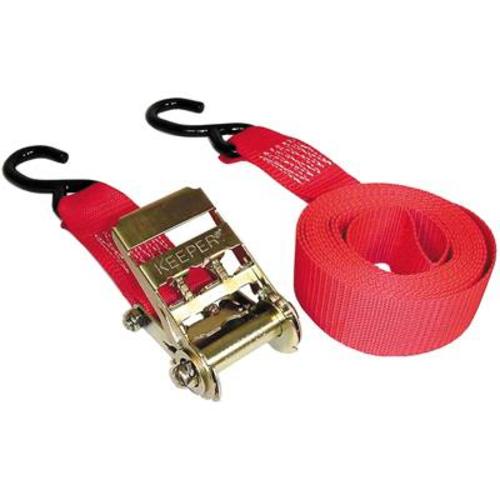Keeper 05517 Ratchet Tie Down 14'x2", Red