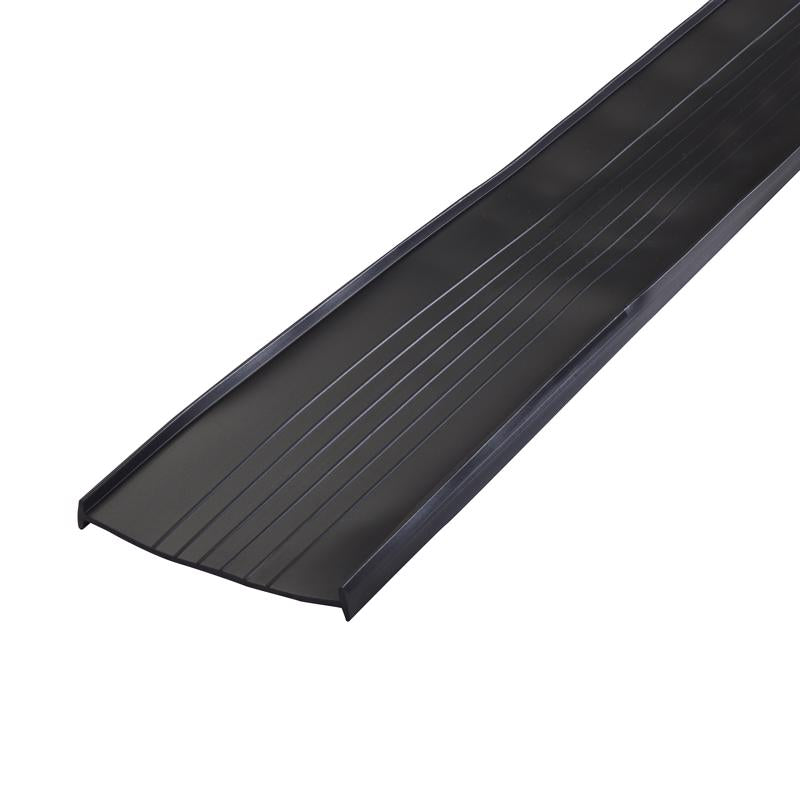 M-D Building Products Platinum Black Vinyl Door Bottom For Garage Doors 9 ft. L X 2.5 in.