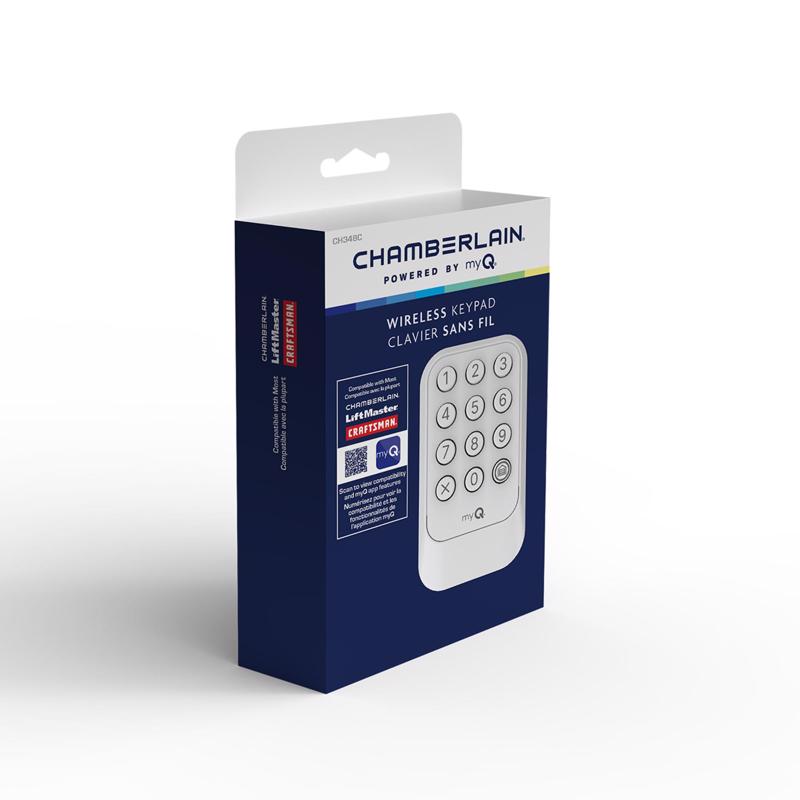 Chamberlain CH348 myQ 1 Door Wireless Keyless Entry For All Chamberlain, Liftmaster, and Craftsman Garage