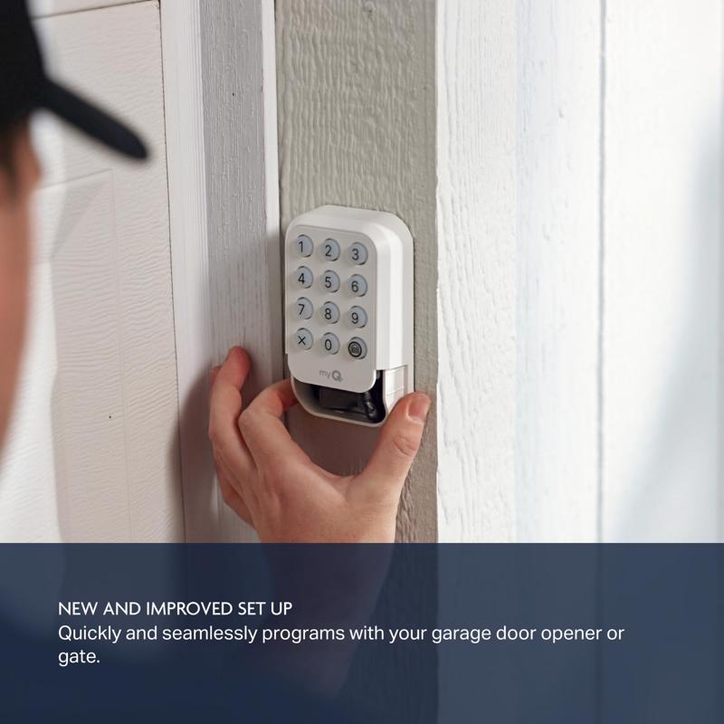 Chamberlain CH348 myQ 1 Door Wireless Keyless Entry For All Chamberlain, Liftmaster, and Craftsman Garage