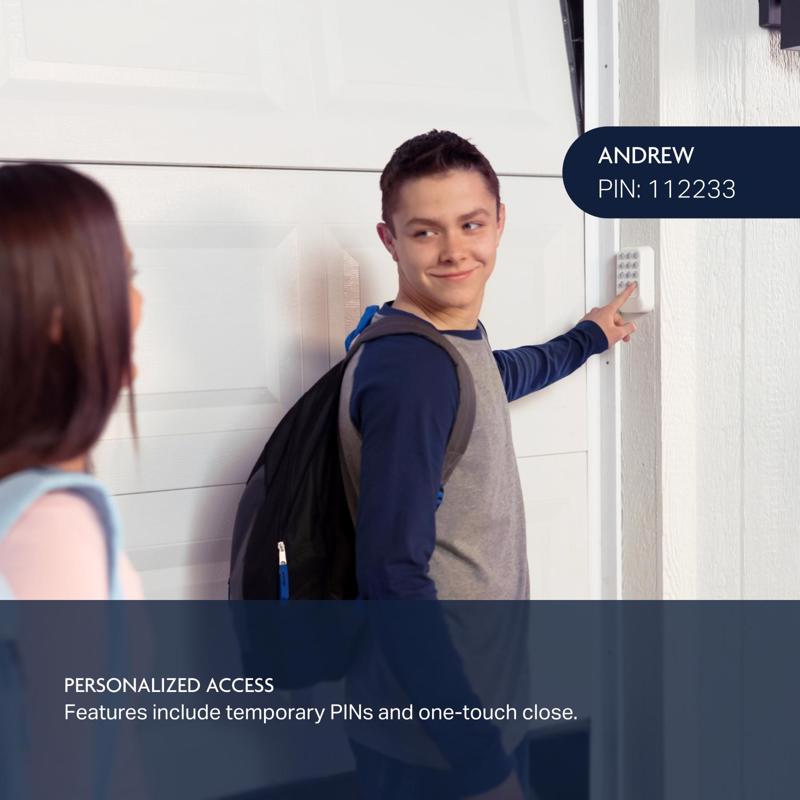 Chamberlain CH348 myQ 1 Door Wireless Keyless Entry For All Chamberlain, Liftmaster, and Craftsman Garage