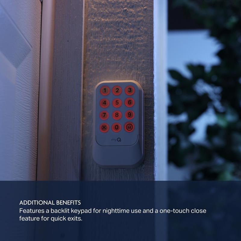 Chamberlain CH348 myQ 1 Door Wireless Keyless Entry For All Chamberlain, Liftmaster, and Craftsman Garage