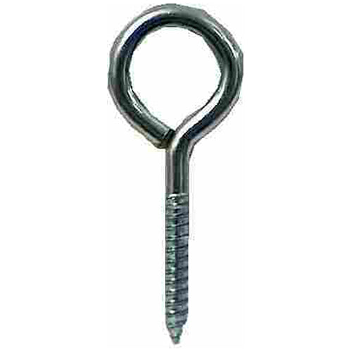 Hampton 02-3463-265 Lag Thread Eyebolt Zinc 3/8"X6"