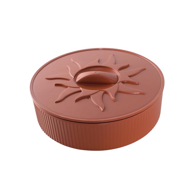 Nordic Ware Plastic Warmer 10.8 in. Brown