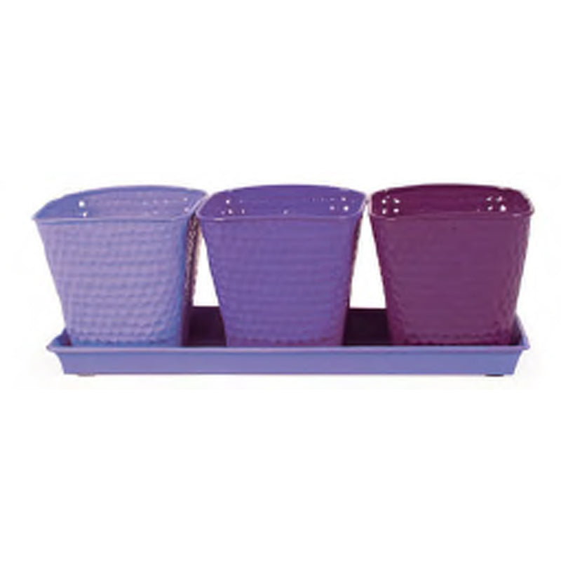 Robert Allen MPT02380 Planter Set, Purple